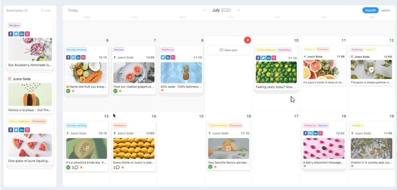 Planable - social media calendar tool