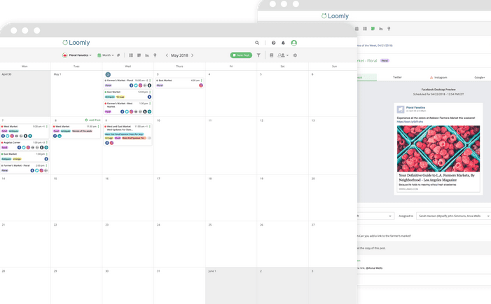 Loomly - editorial content calendar tool