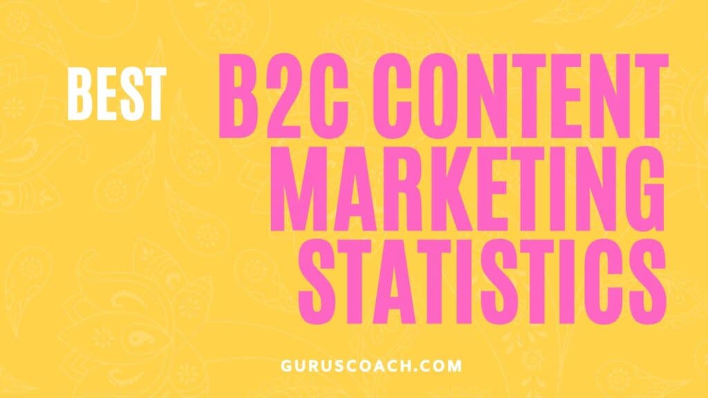 b2c content marketing statistics